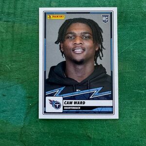 Panini NFL Cam Ward Card with Blue and Red Accents